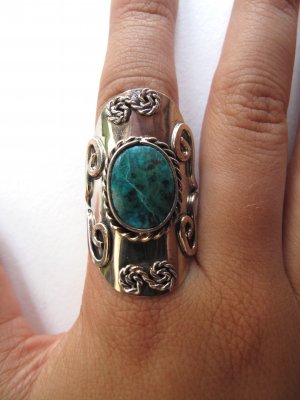 Teal Stone Ring