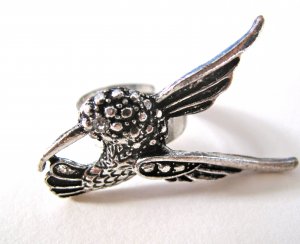 Hummingbird Adjustable Ring (Silver)