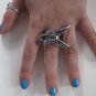 Hummingbird Adjustable Ring (Gold)