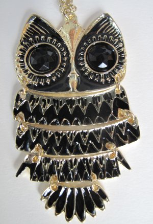 Owl Necklace (Long- ONE LEFT!)