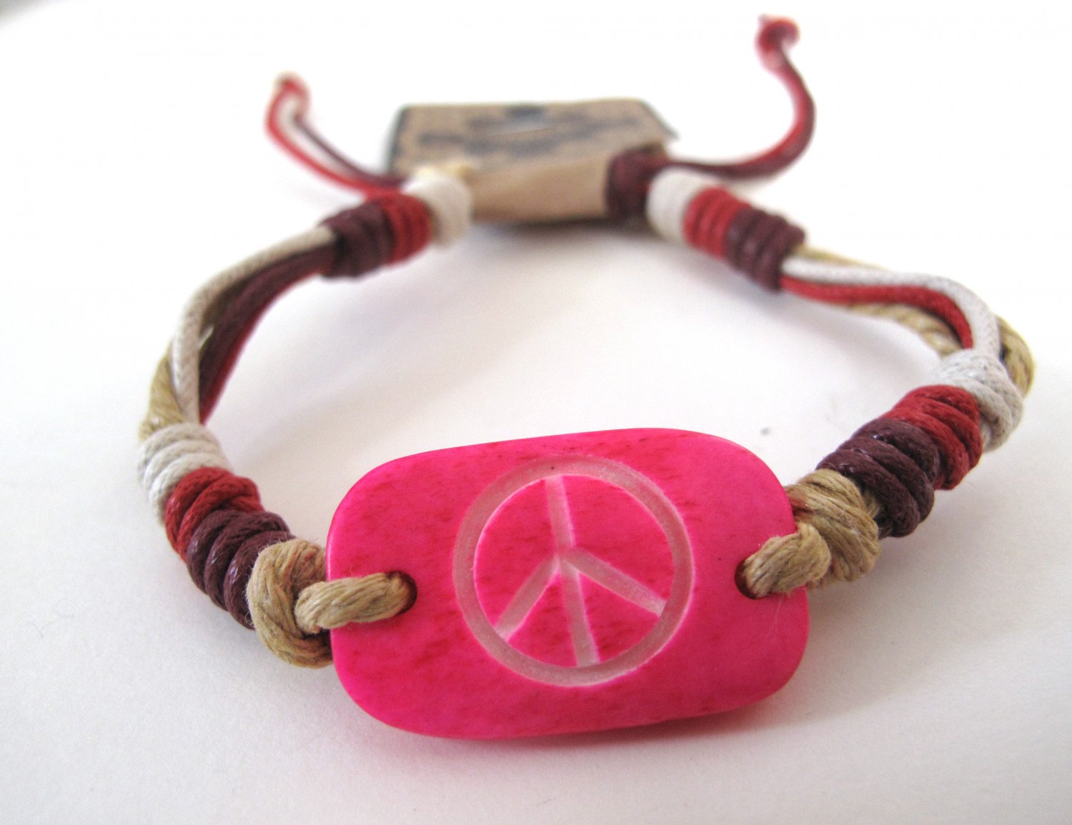 Peace Bracelet (Pink)