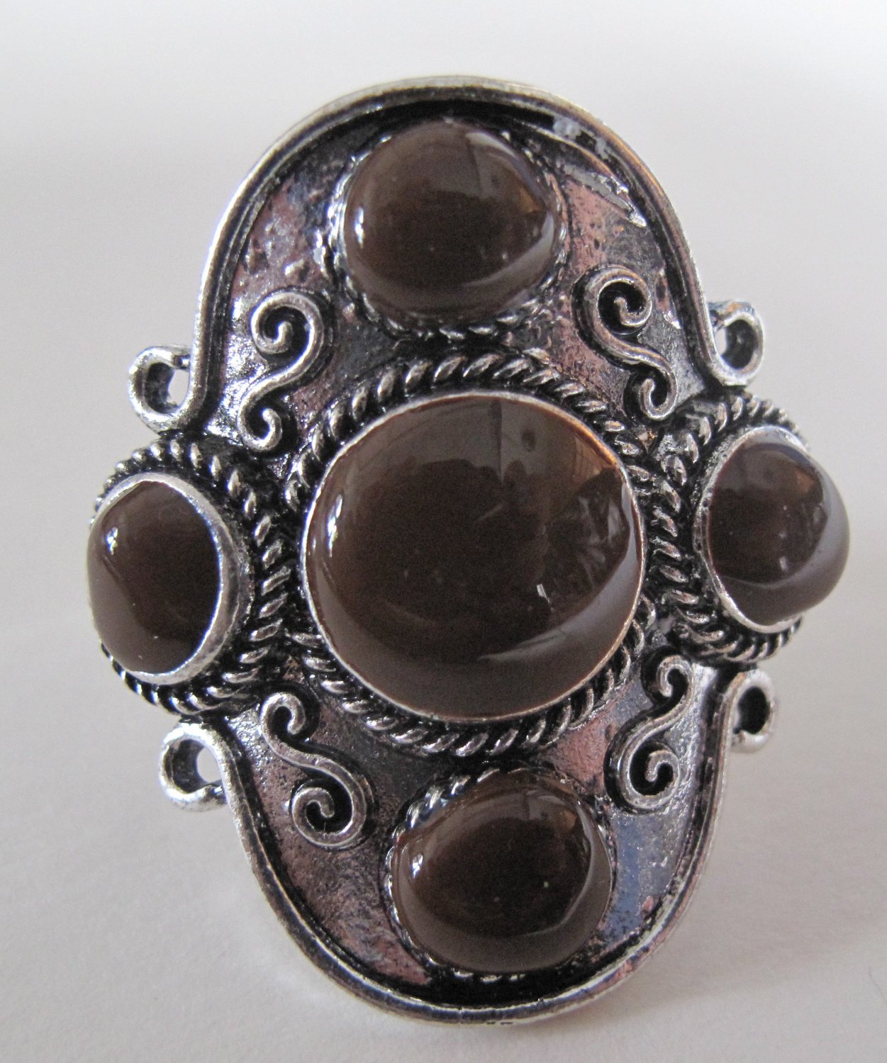 Four Stone Ring (Brown)