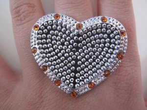 Protect my Heart Ring (Orange)