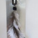 Feather Hair Extension Clip (White/Natural)