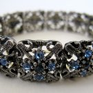 Blue Rhinestone Bracelet