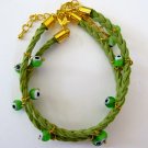 Evil Eye Bracelet (Green)