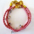 Evil Eye Bracelet (Light Pink)