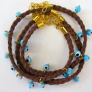 Evil Eye Bracelet (Brown)