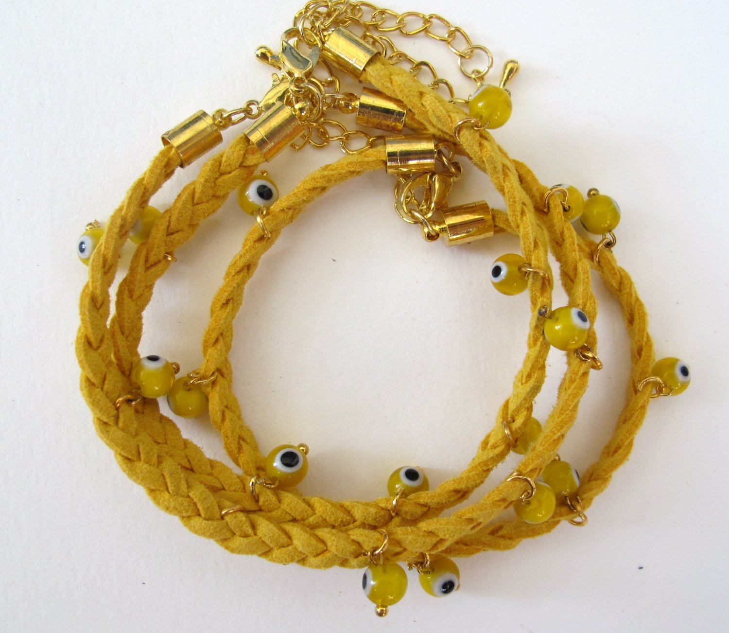 Evil Eye Bracelet (Yellow)