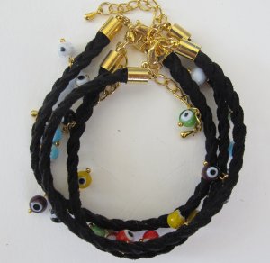 Evil Eye Bracelet (Black)