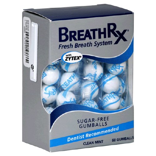 BreathRx Fresh Breath System Sugar-Free Gumballs, Clean Mint