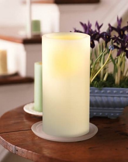 Vanilla Scented 6-inch Flameless Pillar Candle