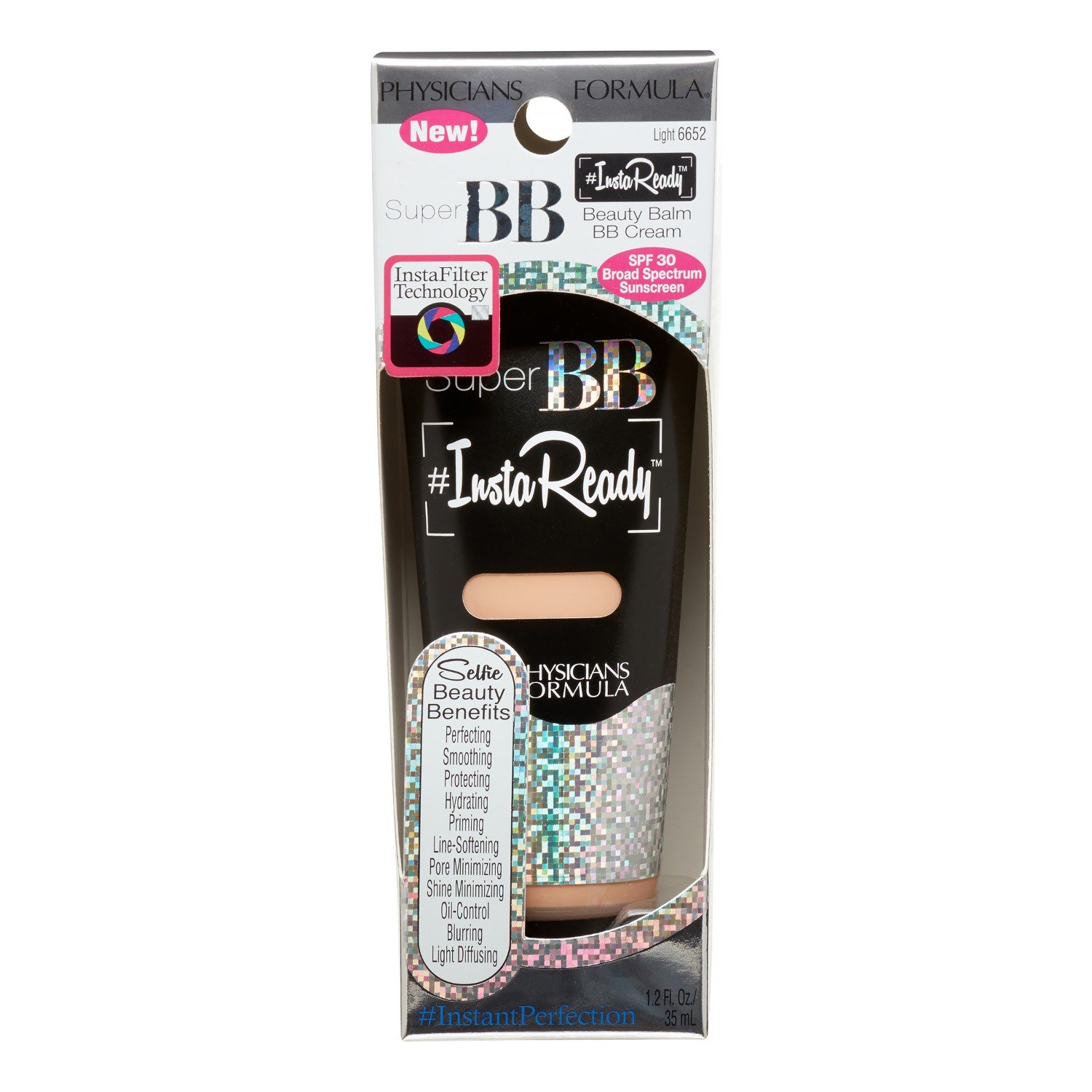 Physicians Formula Super BB InstaReady Beauty Balm BB Cream, Light 6652