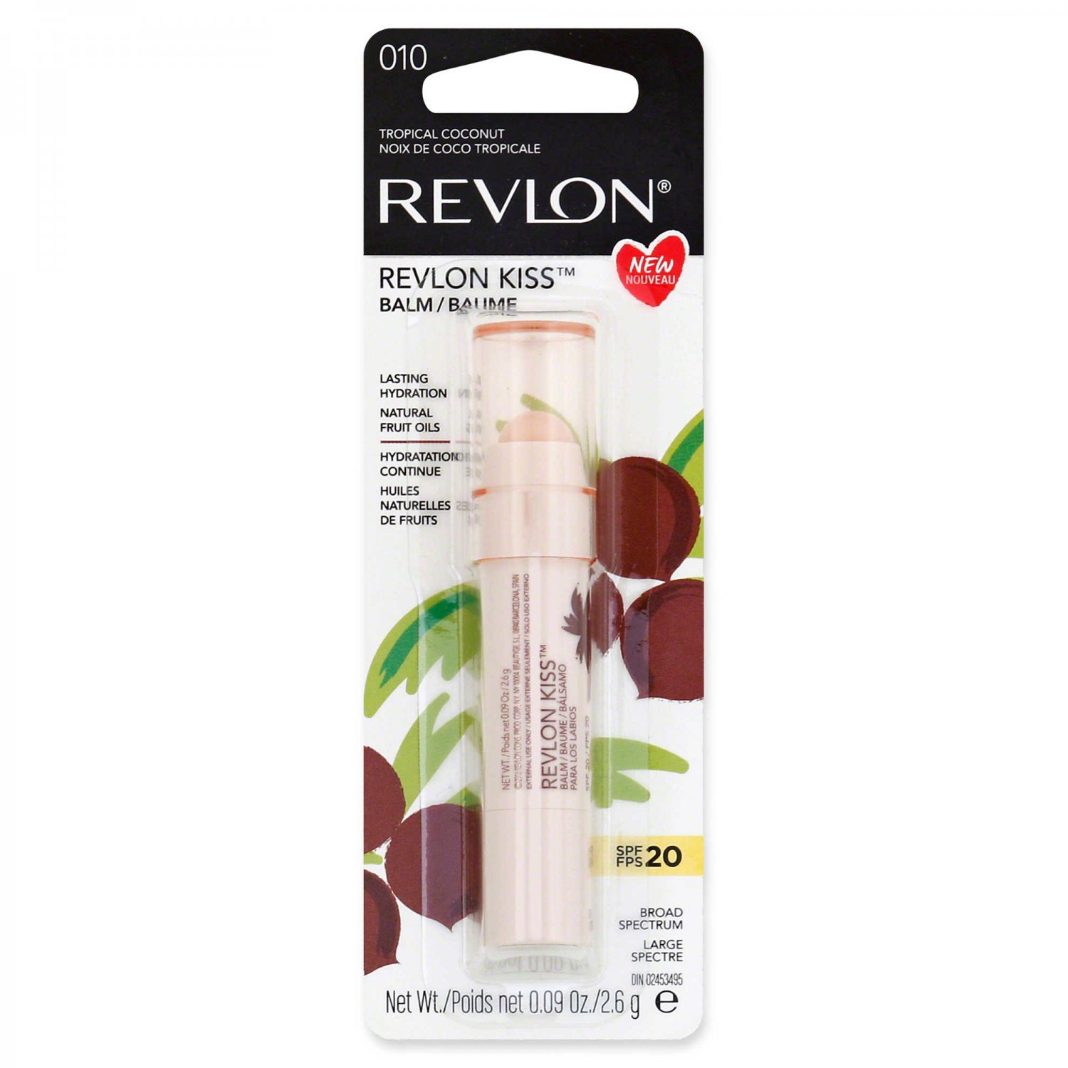 Revlon Kiss Balm 010 Tropical Coconut Lip Balm With Spf 20 