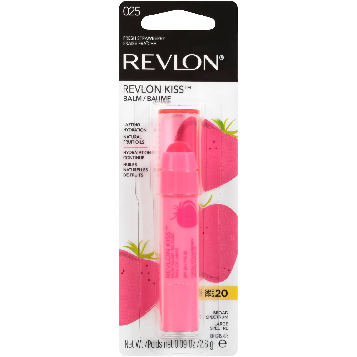 Revlon Kiss Balm 025 Fresh Strawberry Lip Balm With Spf 20 