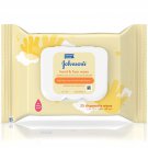 Johnson's hand & face wipes, 25 disposable wipes