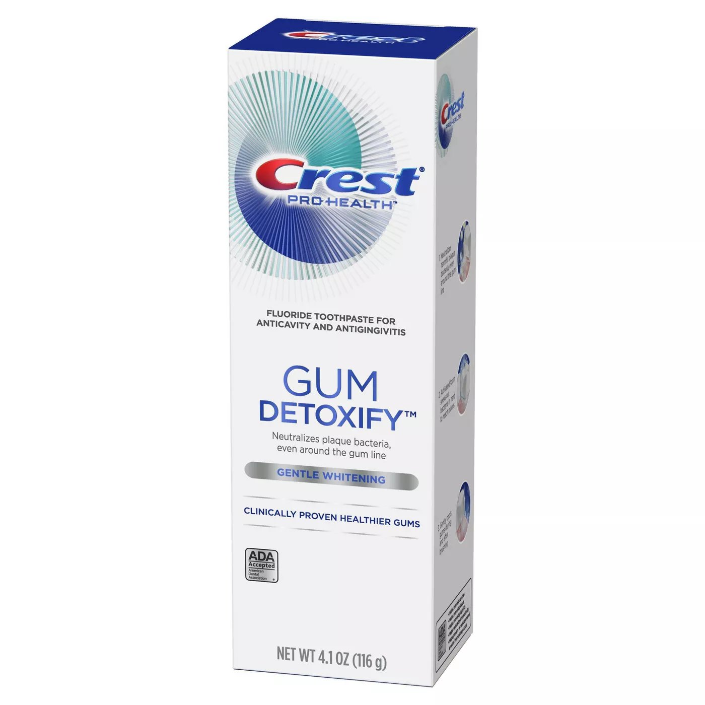 Crest Pro-Health Gum Detoxify Gentle Whitening Toothpaste, 4.1oz (Pack ...