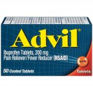 Advil Ibuprofen Tablets, 200 mg Pain Reliever / Fever Reducer (NSAID), 50 Coated Tablets