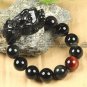 Natural Rainbow Obsidian eyes pi yao bracelect