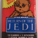 1983 Topps Star Wars ROTJ Unopened Wax Pack
