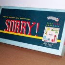 Vintage 1958 PB Parker Brothers SORRY Board Game