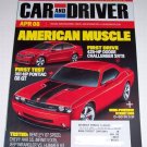 CAR and DRIVER Magazine April 2008 Back Issue Dodge Challanger SRT8
