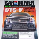 CAR and DRIVER Magazine March 2008 Back Issue 09 Cadillac CTS-V