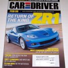CAR and DRIVER Magazine Feb 2008 Back Issue 09 Chevrolet Corvette ZR1