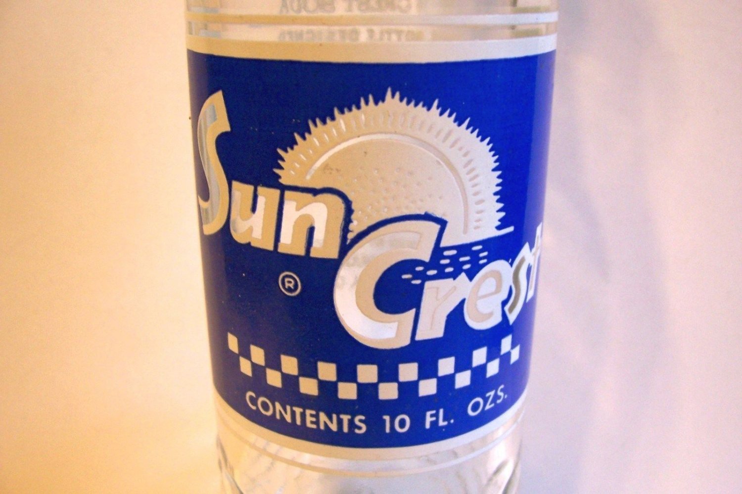 Nice 10oz ACL Sun Crest Soda Bottle Atlanta Georgia GA