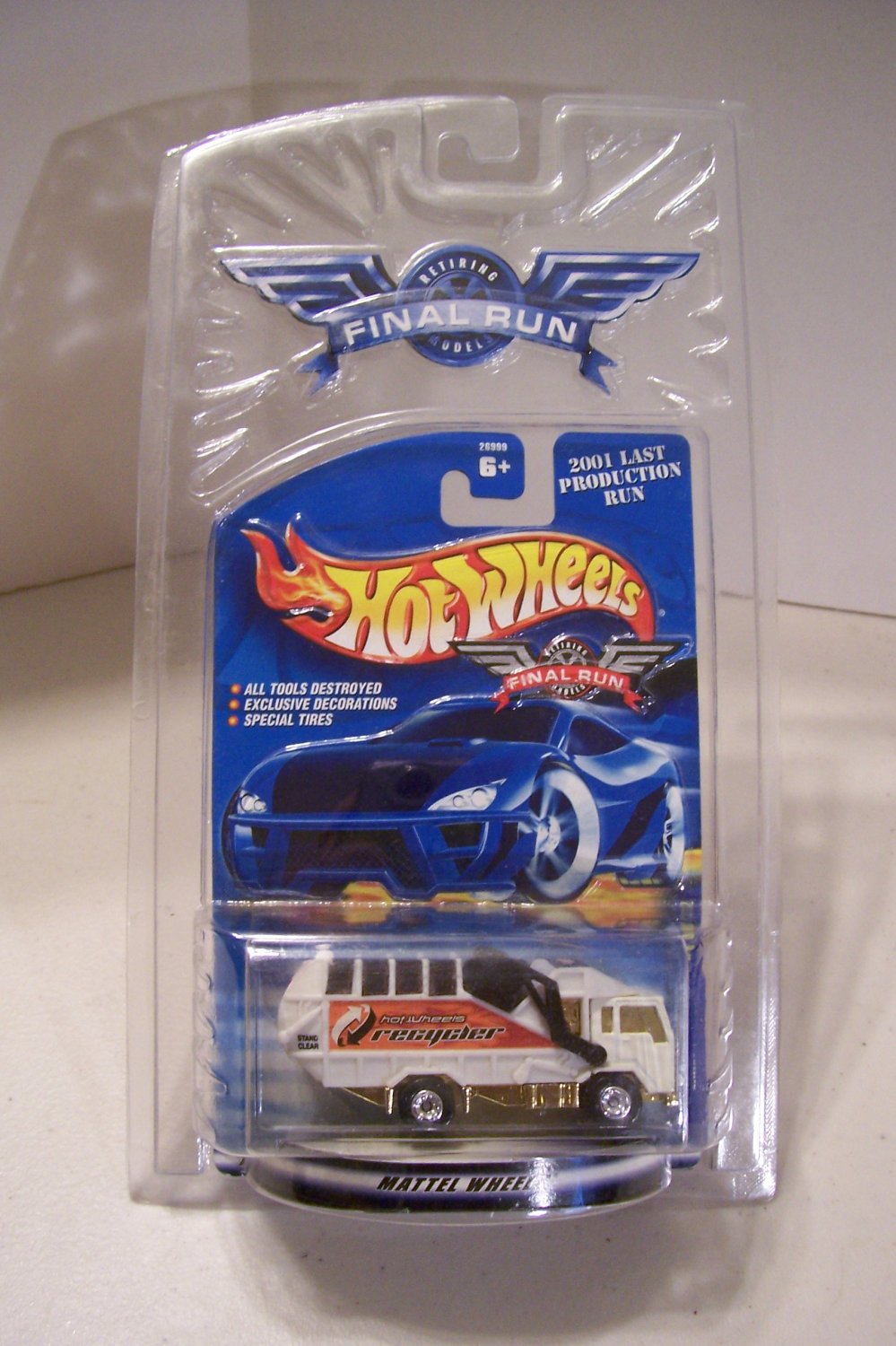 2000 Mattel Hot Wheels Final Run Garbage Truck 8/12 HW