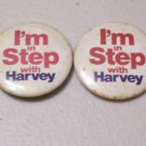Lot of 2 Harvey Sloane 1979 Gubernatorial Campaign Political Buttons