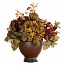 Autumn Hydrangea w/Round Vase
