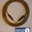 Blueknob Silent Guitar & Instrument Cable GOLD 20'