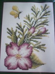 Dogwood Blossom Cross Stitch Kit New