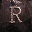 Letter R Initial Necklace