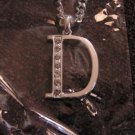 Letter D Initial Necklace