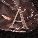 Letter A Initial Necklace