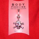 Skull & Cross Bones Belly Ring
