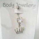 Royal Crown Belly Ring