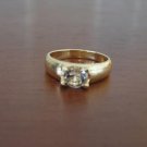Wideband Ring w/ Diamantes, size 9.