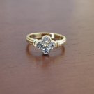 Quad-Diamante ring, size 5.