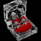 Silver Skull & Cross Bones Earrings