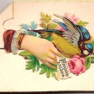 Victorian Calling Cards - Metal Cross