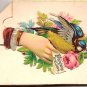 Victorian Calling Cards - Metal Cross