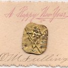 Victorian Calling Cards - Metal Charm Hand Signed