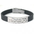 Leather and Stainless Steel Bracelet