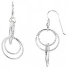 Sterling Silver Circle Earrings