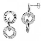 Sterling Silver Circle Earrings
