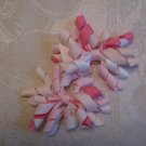 2.5 inch Korker hair clips - set of 2 - pinks