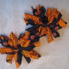 2.5 inch Korker hair clips - set of 2 - halloween